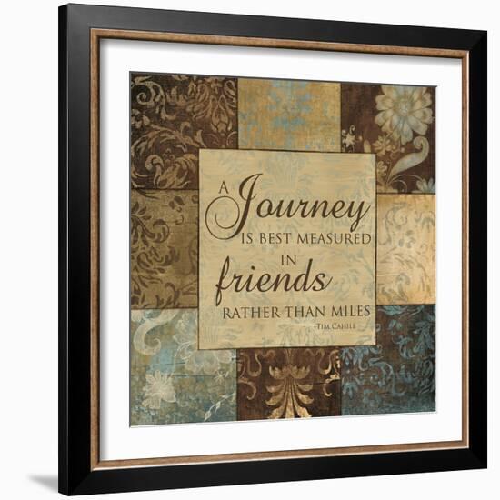 Journey Is Best Measured-Artique Studio-Framed Art Print