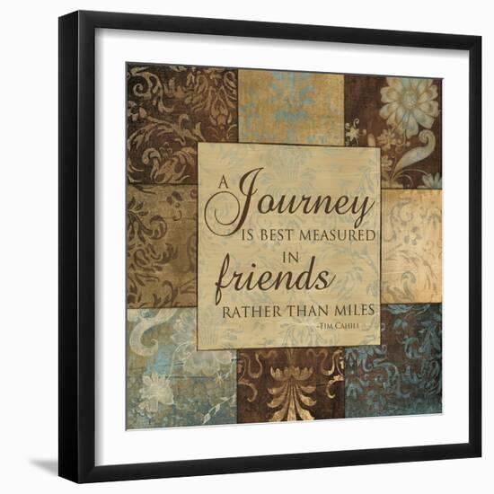 Journey Is Best Measured-Artique Studio-Framed Art Print