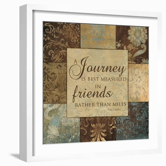 Journey Is Best Measured-Artique Studio-Framed Art Print