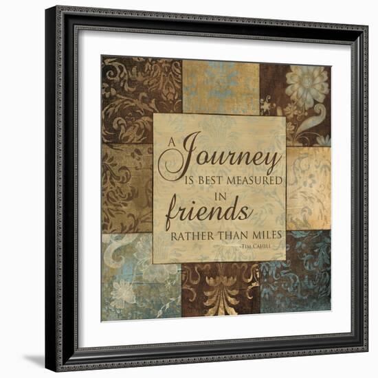 Journey Is Best Measured-Artique Studio-Framed Art Print