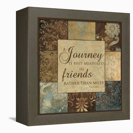 Journey Is Best Measured-Artique Studio-Framed Stretched Canvas