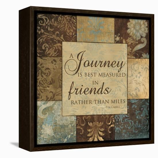 Journey Is Best Measured-Artique Studio-Framed Stretched Canvas