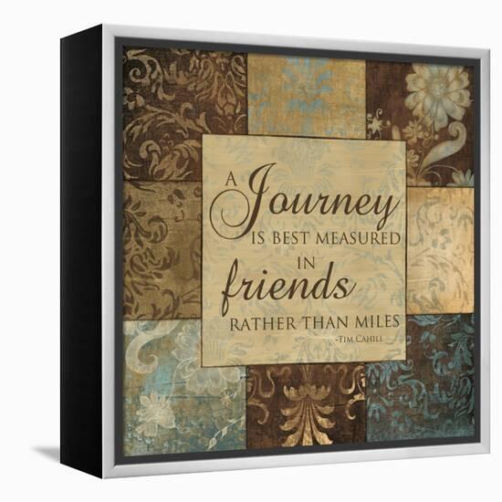 Journey Is Best Measured-Artique Studio-Framed Stretched Canvas