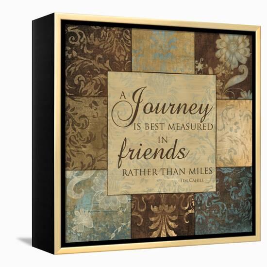 Journey Is Best Measured-Artique Studio-Framed Stretched Canvas