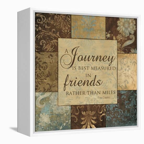 Journey Is Best Measured-Artique Studio-Framed Stretched Canvas