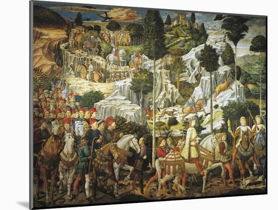 Journey of Magi-Benozzo Gozzoli-Mounted Giclee Print