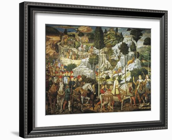 Journey of Magi-Benozzo Gozzoli-Framed Giclee Print