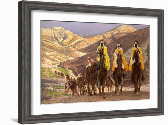 Journey of the Magi, C.1894-James Jacques Joseph Tissot-Framed Giclee Print