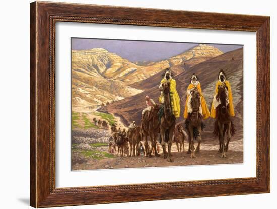 Journey of the Magi, C.1894-James Jacques Joseph Tissot-Framed Giclee Print