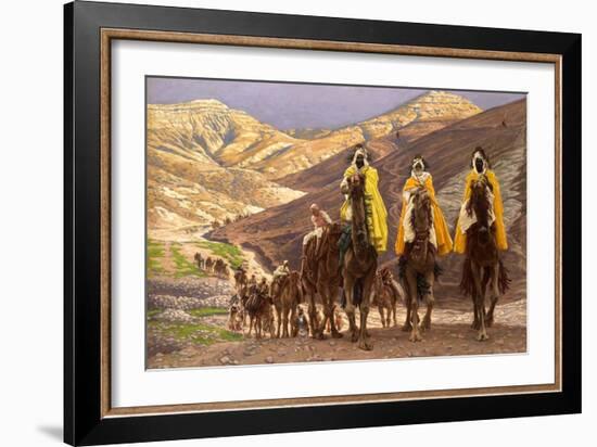 Journey of the Magi, C.1894-James Jacques Joseph Tissot-Framed Giclee Print