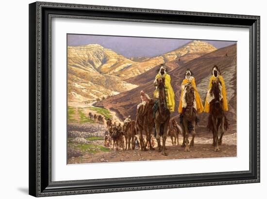 Journey of the Magi, C.1894-James Jacques Joseph Tissot-Framed Giclee Print