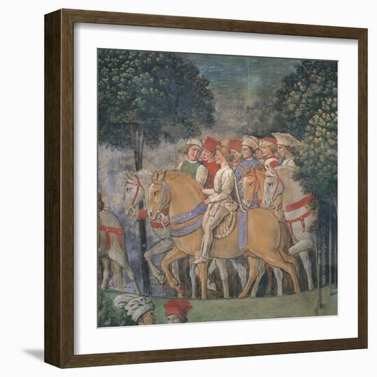 Journey of the Magi-Benozzo Gozzoli-Framed Art Print