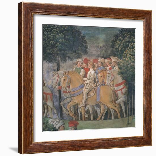 Journey of the Magi-Benozzo Gozzoli-Framed Art Print