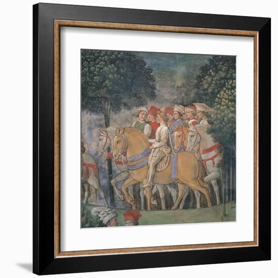 Journey of the Magi-Benozzo Gozzoli-Framed Art Print