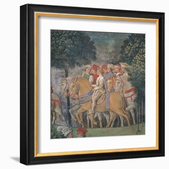 Journey of the Magi-Benozzo Gozzoli-Framed Art Print