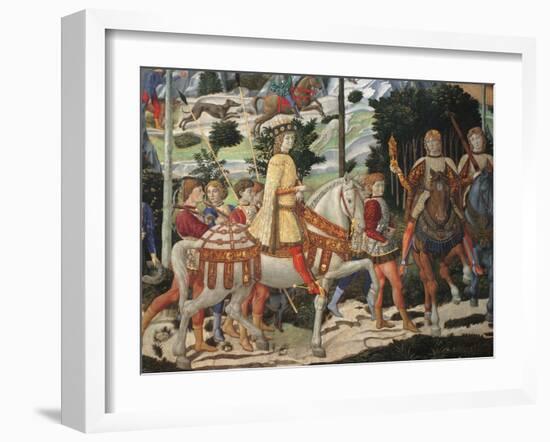 Journey of the Magi-Benozzo Gozzoli-Framed Art Print