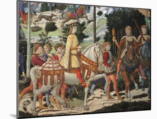 Journey of the Magi-Benozzo Gozzoli-Mounted Art Print