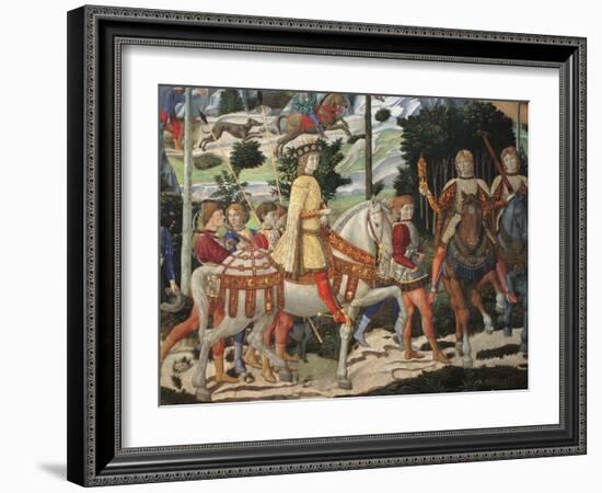 Journey of the Magi-Benozzo Gozzoli-Framed Art Print