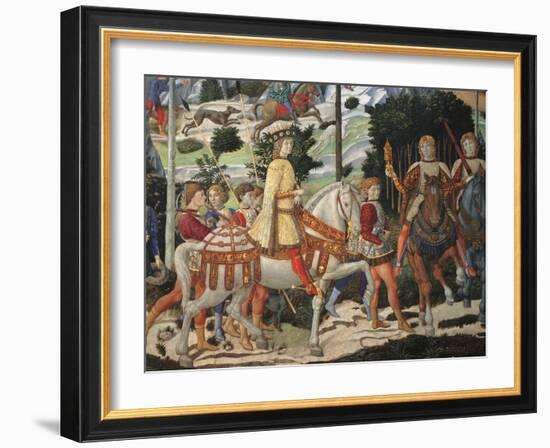 Journey of the Magi-Benozzo Gozzoli-Framed Art Print