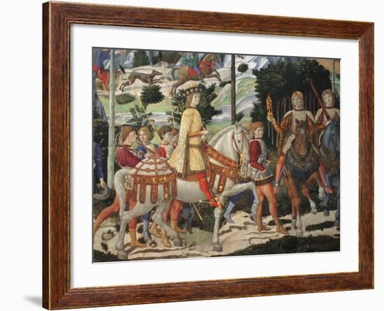 Journey of the Magi-Benozzo Gozzoli-Framed Art Print