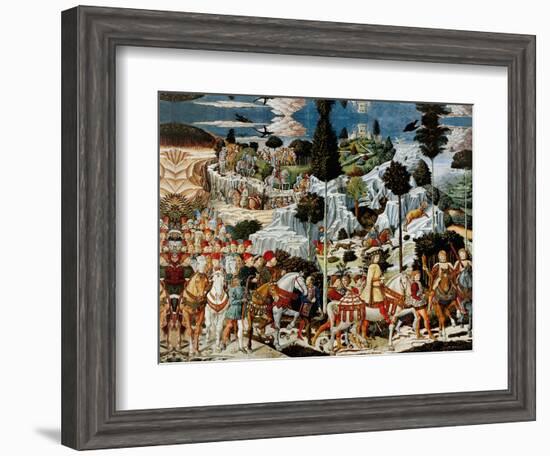 Journey of the Magi-Benozzo Gozzoli-Framed Art Print