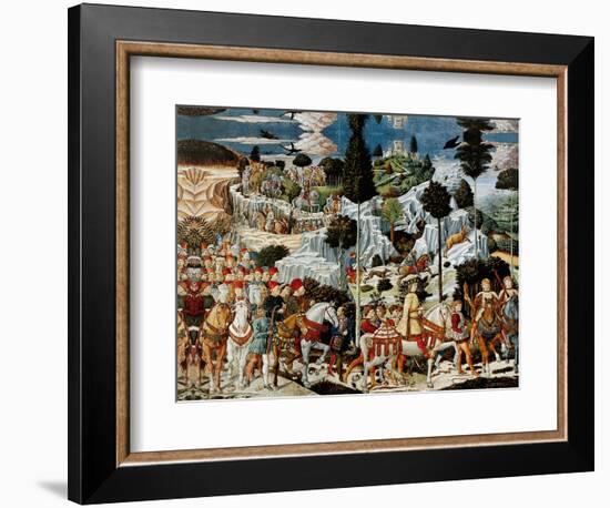 Journey of the Magi-Benozzo Gozzoli-Framed Art Print