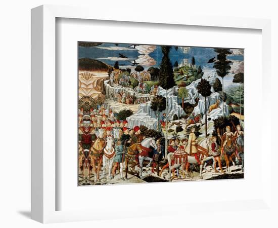 Journey of the Magi-Benozzo Gozzoli-Framed Art Print