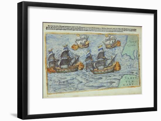 Journey of William Barents or Willem Barentsz-null-Framed Giclee Print