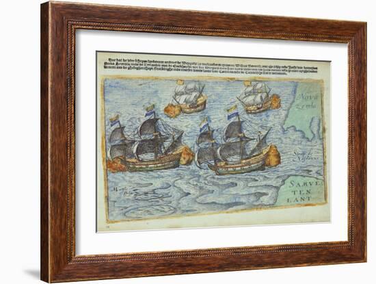 Journey of William Barents or Willem Barentsz-null-Framed Giclee Print