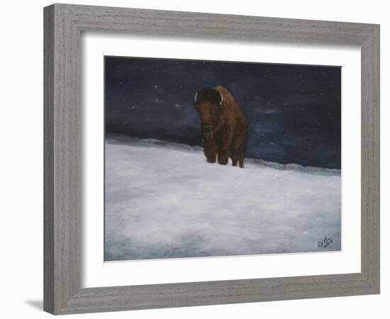 Journey Through the Snow II-Kathy Winkler-Framed Art Print