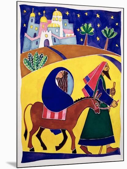 Journey to Bethlehem-Cathy Baxter-Mounted Giclee Print