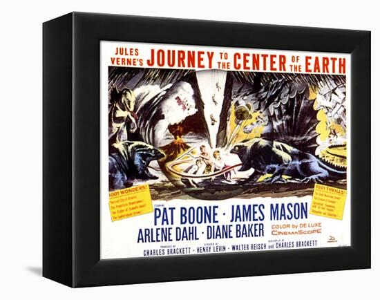 Journey to the Center of the Earth, 1959-null-Framed Stretched Canvas