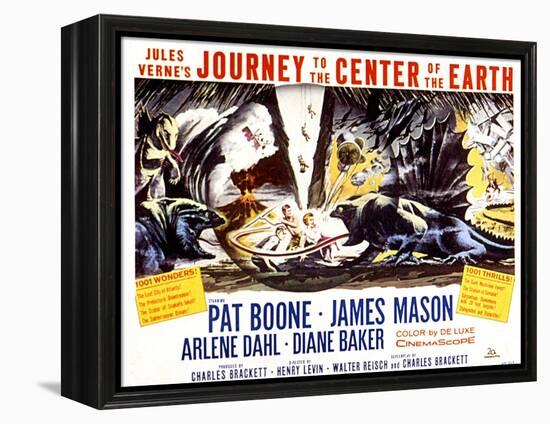 Journey to the Center of the Earth, 1959-null-Framed Stretched Canvas