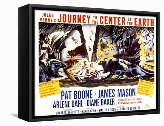 Journey to the Center of the Earth, 1959-null-Framed Stretched Canvas