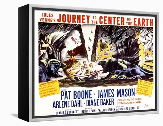 Journey to the Center of the Earth, 1959-null-Framed Stretched Canvas