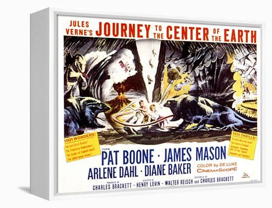 Journey to the Center of the Earth, 1959-null-Framed Stretched Canvas