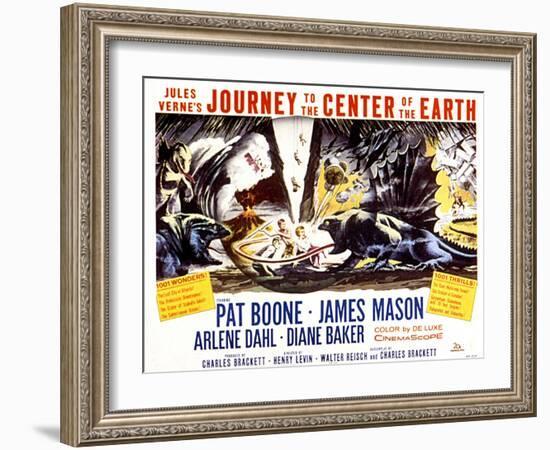 Journey to the Center of the Earth, 1959-null-Framed Art Print