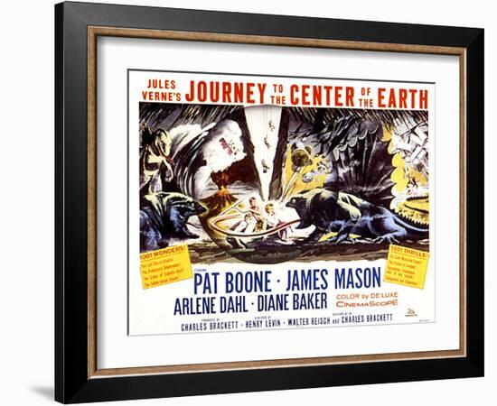 Journey to the Center of the Earth, 1959-null-Framed Art Print