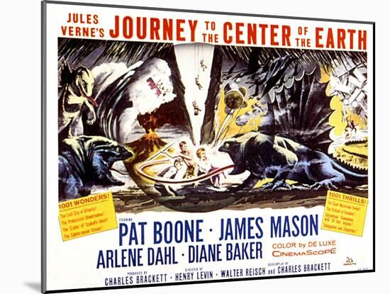 Journey to the Center of the Earth, 1959-null-Mounted Art Print