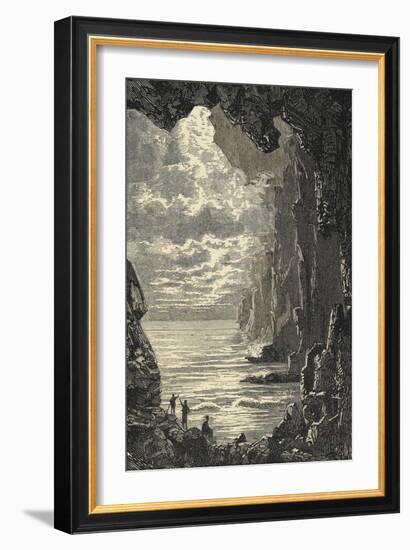 Journey To the Centre Of the Earth--Framed Giclee Print