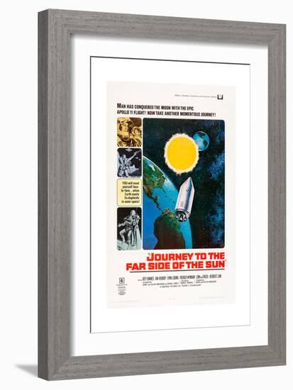 JOURNEY TO THE FAR SIDE OF THE SUN, US poster, 1969-null-Framed Premium Giclee Print