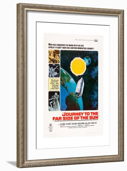 JOURNEY TO THE FAR SIDE OF THE SUN, US poster, 1969-null-Framed Art Print