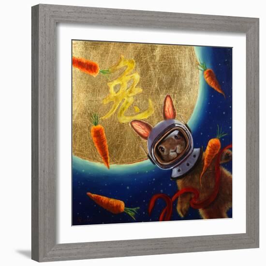 Journey to the Moon-Lucia Heffernan-Framed Art Print