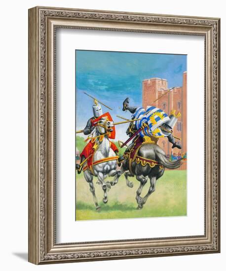 Joust-Pat Nicolle-Framed Giclee Print