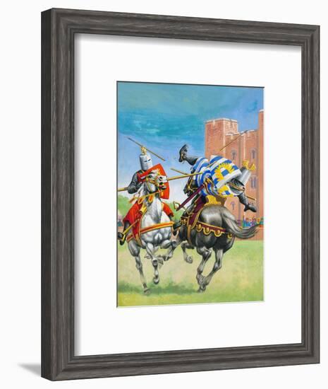 Joust-Pat Nicolle-Framed Giclee Print