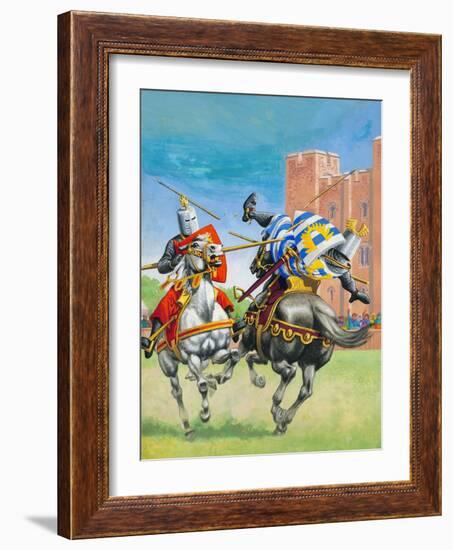 Joust-Pat Nicolle-Framed Giclee Print