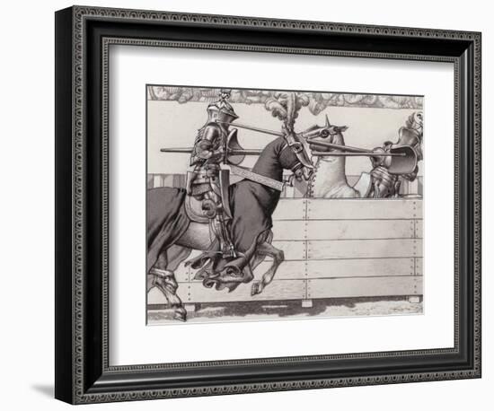 Jousting Knights-Pat Nicolle-Framed Giclee Print