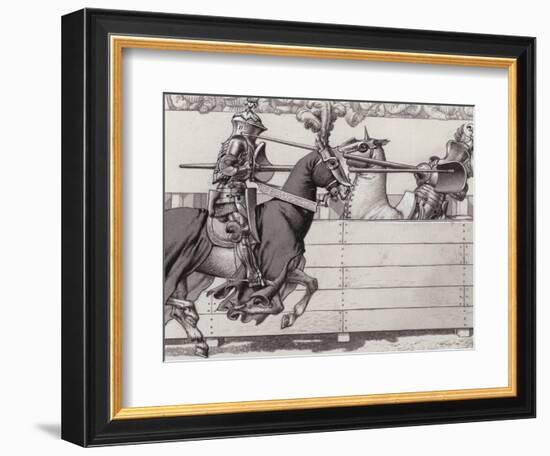 Jousting Knights-Pat Nicolle-Framed Giclee Print