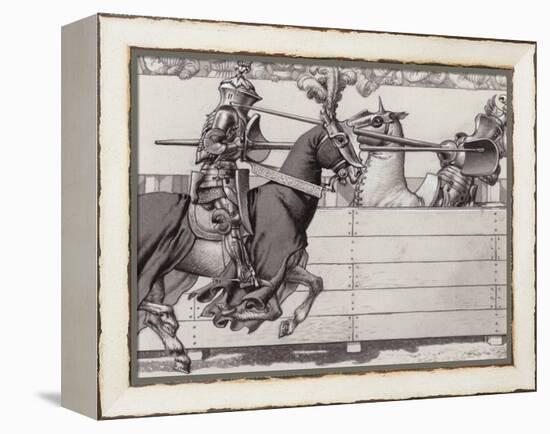 Jousting Knights-Pat Nicolle-Framed Premier Image Canvas