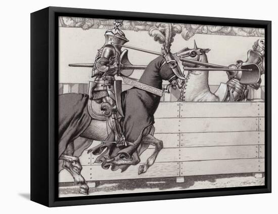 Jousting Knights-Pat Nicolle-Framed Premier Image Canvas